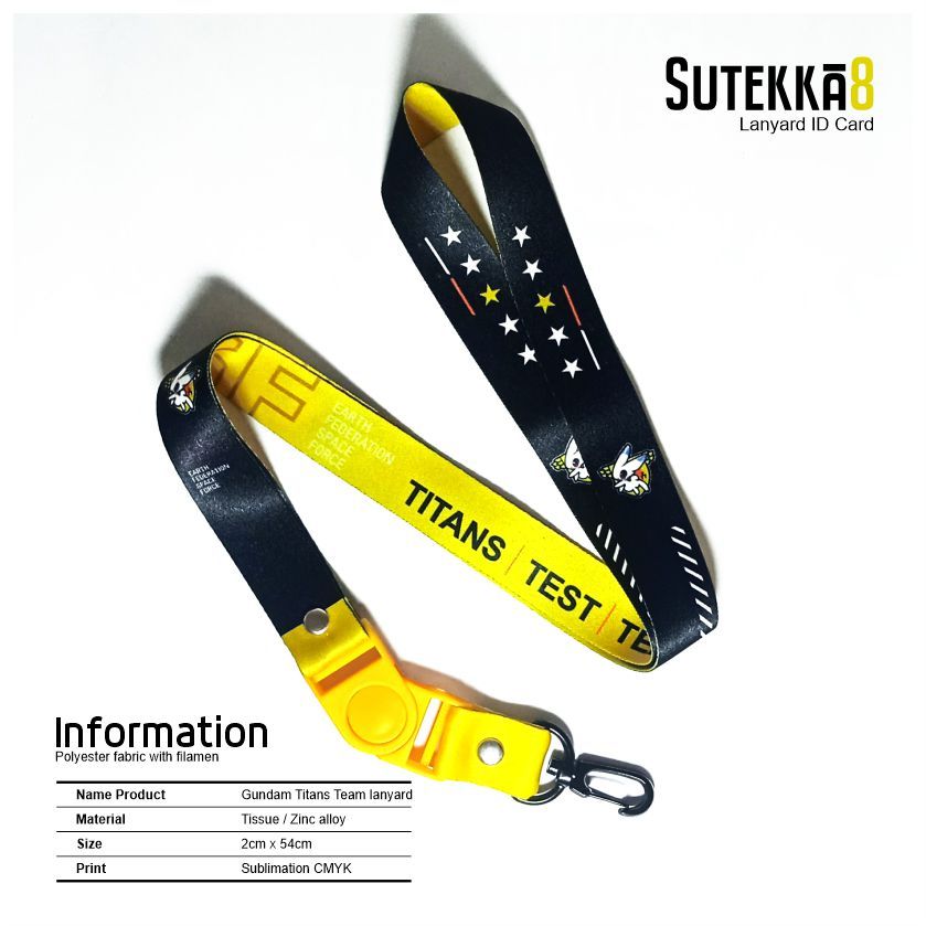 

LANYARD TALI ID CARD GUNDAM TITANS TEAM