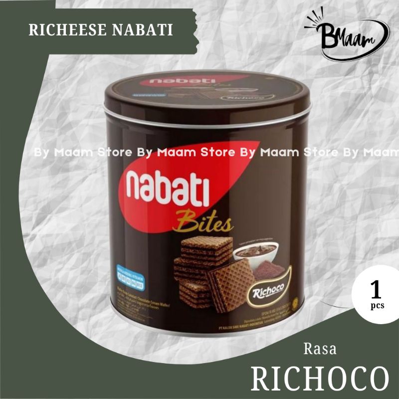 

Richeese Nabati Bites Rasa Richocho 240 gr Wafer Nabati Coklat Kaleng