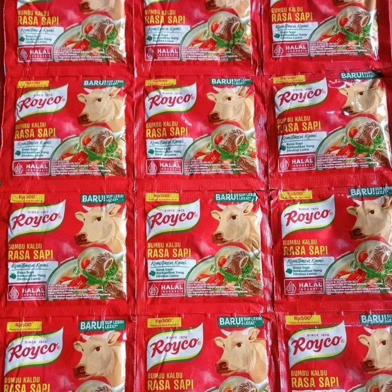 

[12 sachet] Royco penyedap kaldu spesial rasa ayam dan sapi 8gr