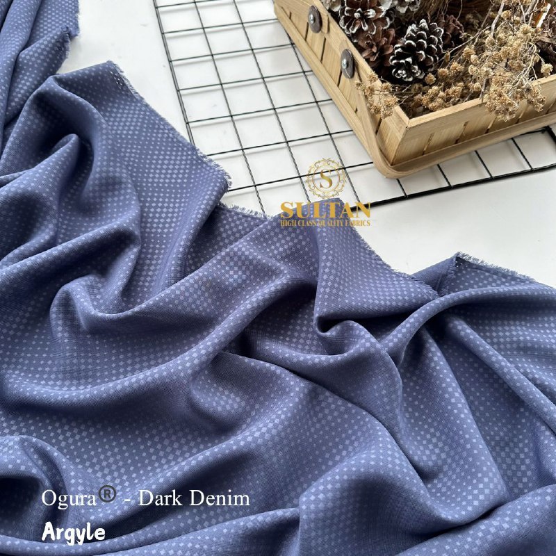 Kain Abaya Sultan Ogura Emboss ARGYLE