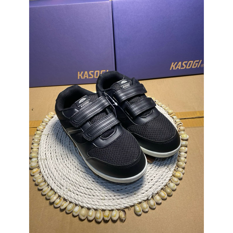 Sepatu Sekolah - Sepatu anak - timothy by kasogi warna hitam putih