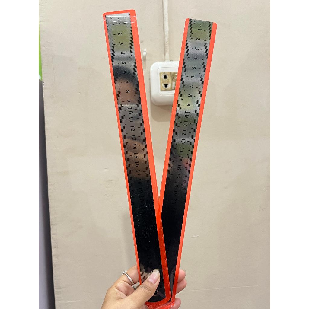 

PENGGARIS BESI 30 cm Termurah Stainless Pengaris Garisan