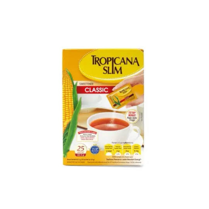 

Tropicana Slim Sweetener Classic 25 Sacet