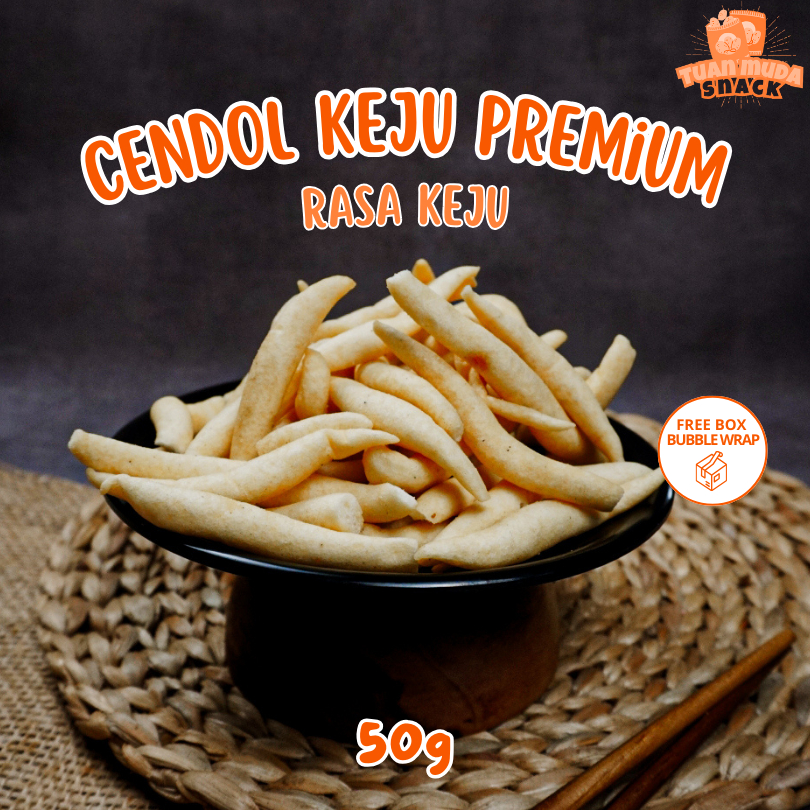 

Cemilan Cendol Keju Mini 50gram Snack Makanan Ringan Renyah