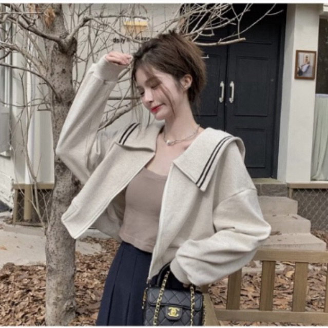 Preloved WTS Jacket Wanita MILLY CROP Korean Style