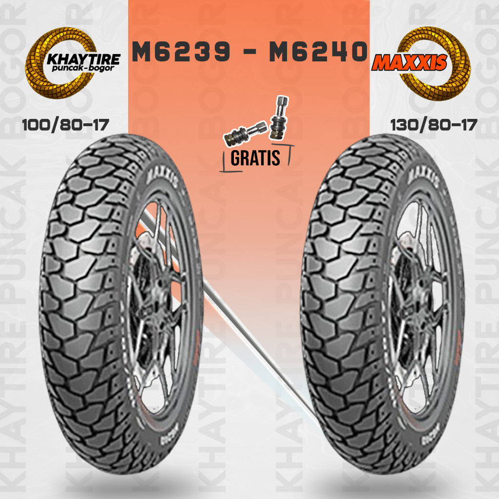 Paket Ban Motor Adventure MAXXIS MAXXPLORE 100/80 - 130/80 Ring 17