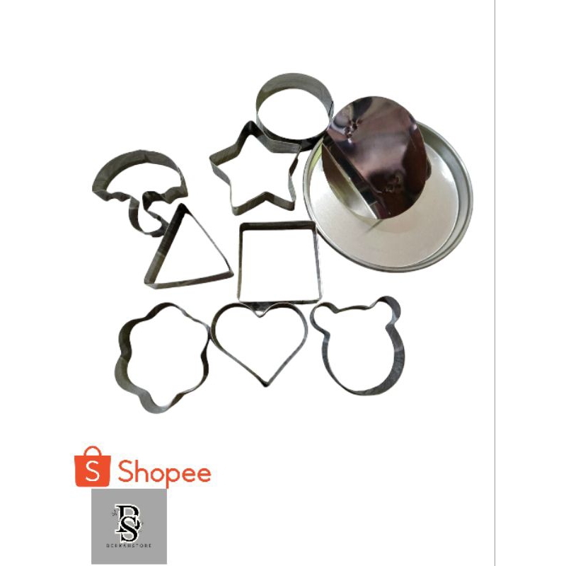 Cetakan Dalgona Candy Ala Squid Game / Cetakan BTS / Ring Cutter Cokies / Cetakan Permen Dalgona Can