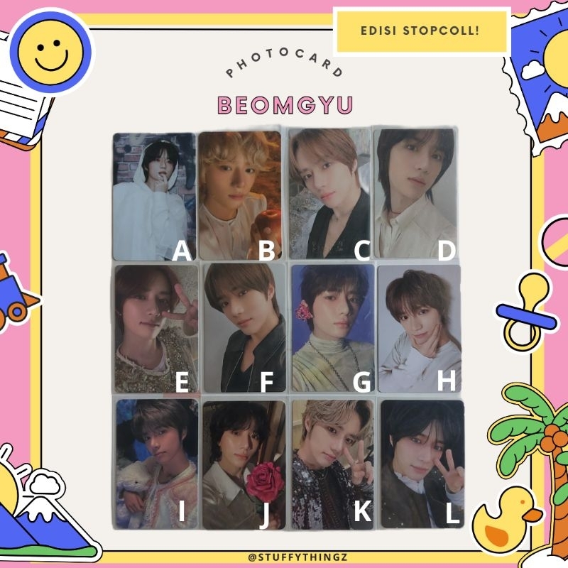 PC TXT OFFICIAL CLEARANCE SALE BEOMGYU (BACADESKRIPSI)