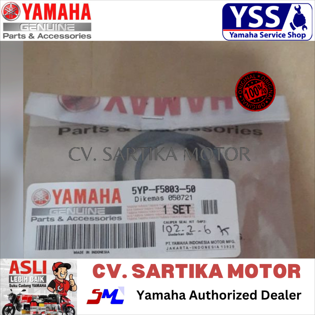 Seal Piston Kaliper Xeon, Fino, Nmax,All Mio, Aerox 5YP-F5803-50