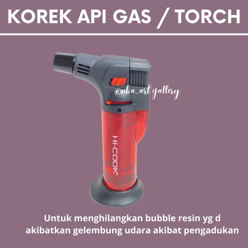 TORCH LIGHTER JET KOREK API gas JET KOREK BUBBLE RESIN