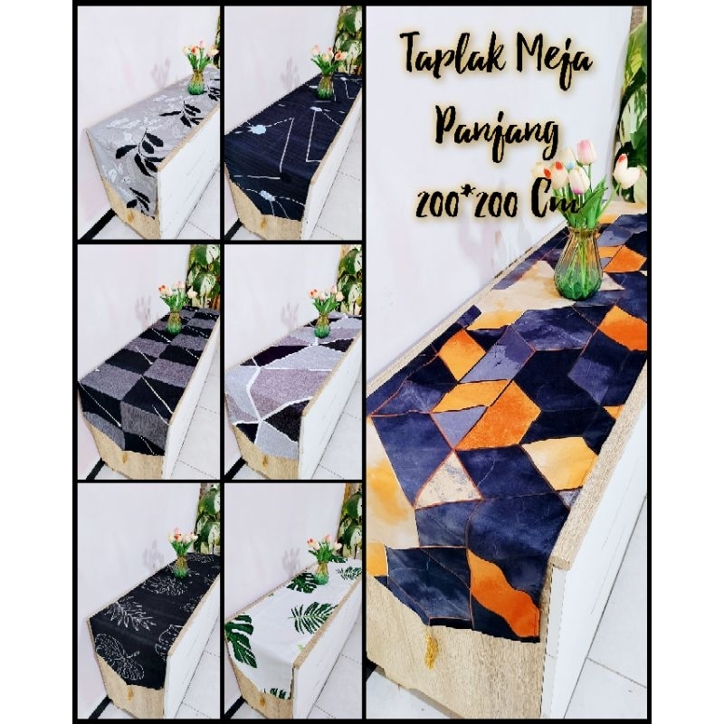 Taplak Meja Makan/ Taplak Meja Panjang/ Taplak Meja/ 35x200cm