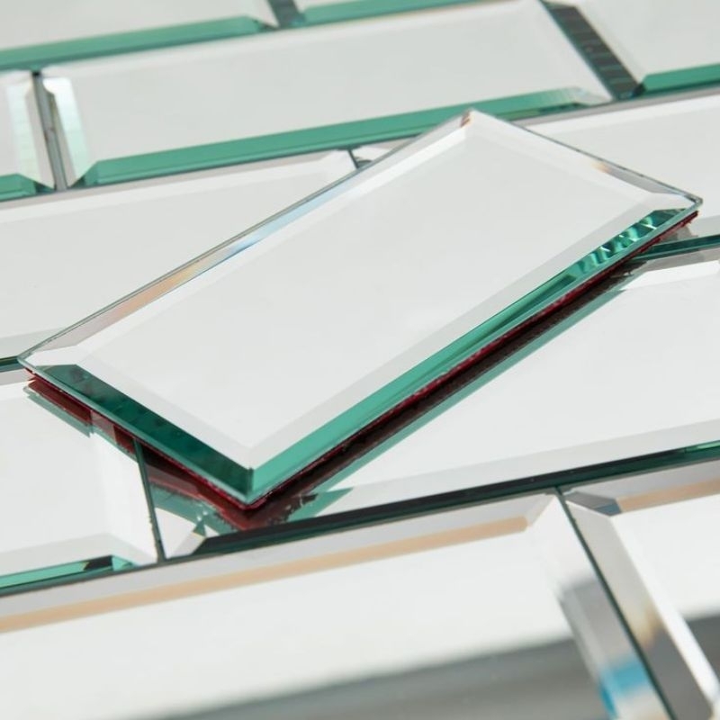 Dekorasi dinding - cermin dinding - kaca cermin - cermin bevel - kaca hiasan dinding