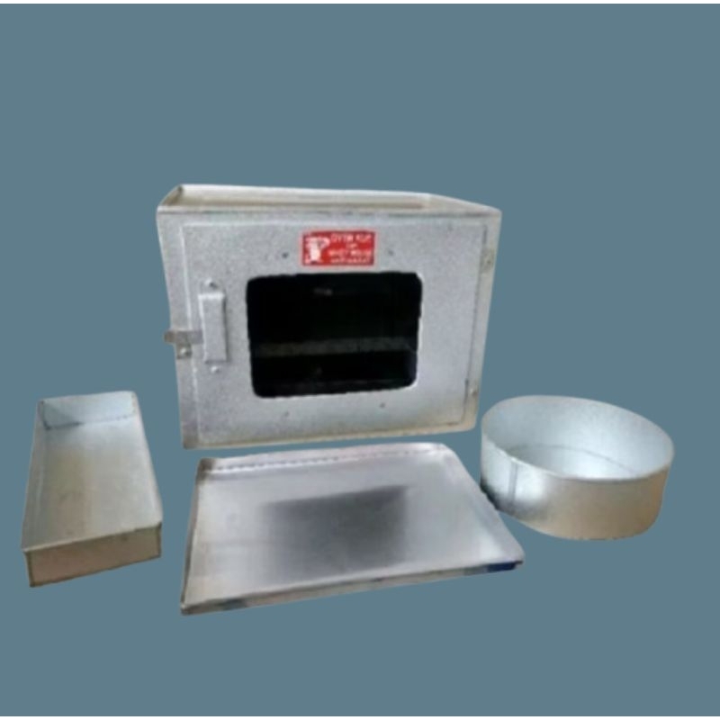 oven kompor tangkring cap Mikey mouse dan 3 pcs loyang , loyang nastar, loyang brownies dan loyang b