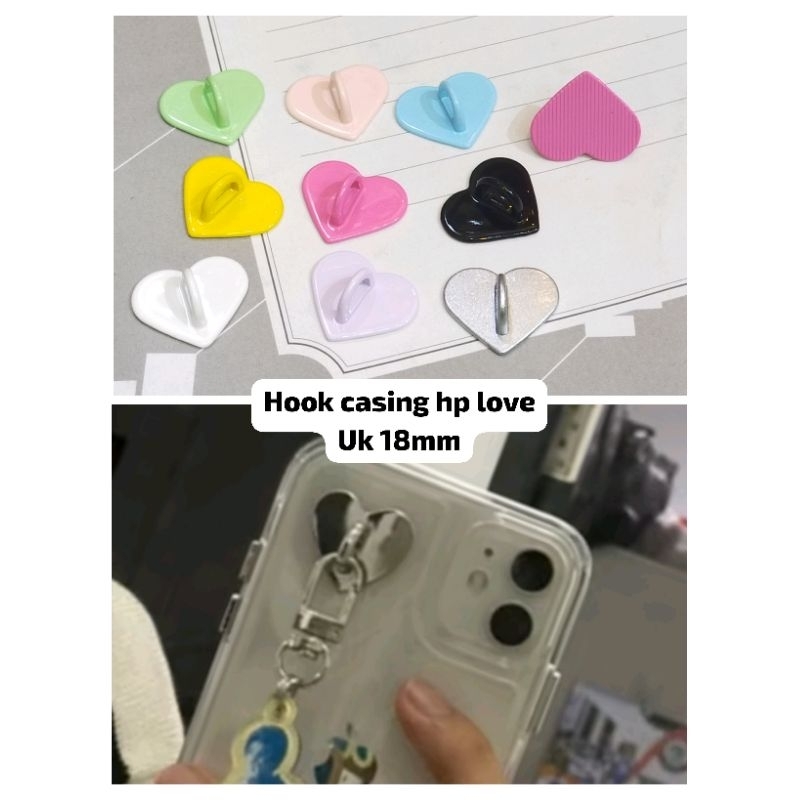 (5pcs) Hook Casing Hp Love (Tanpa Lem Perekat)
