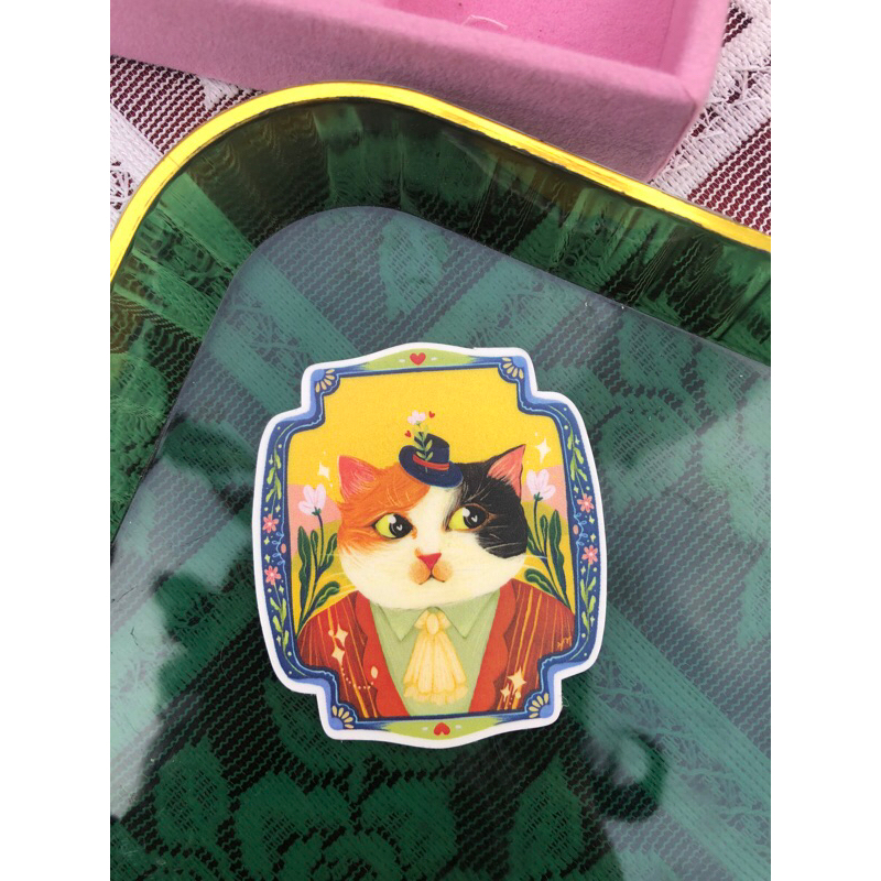 

Fancy Calico Cat Sticker