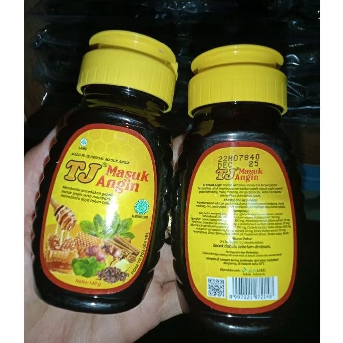 

Madu TJ Masuk Angin 140gr