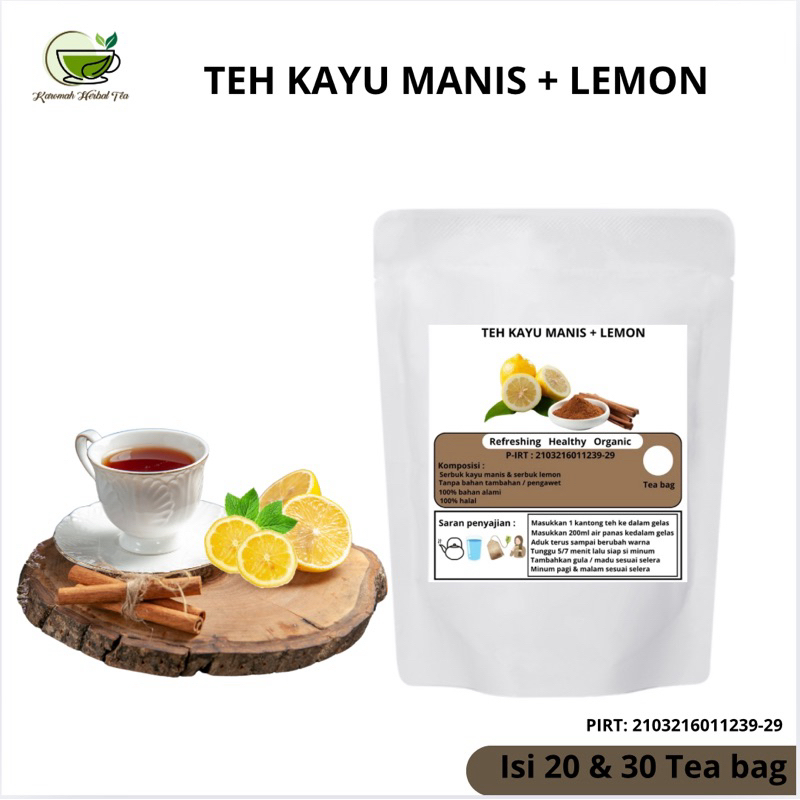 

TEH KAYU MANIS LEMON isi 30pcs