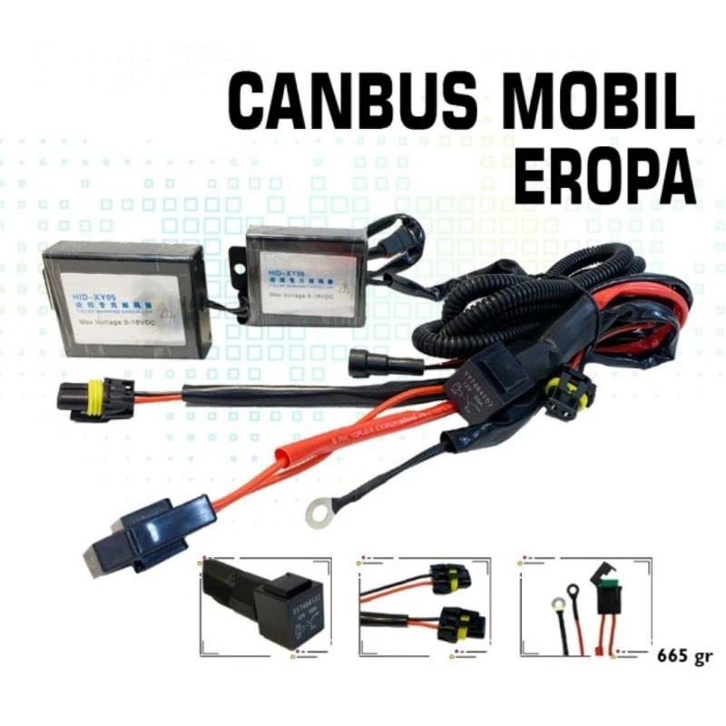 SOCKET H4 CAR LED HEADLIGHT CANBUS DECODER EMC ERROR FREE ANTI FLICKER