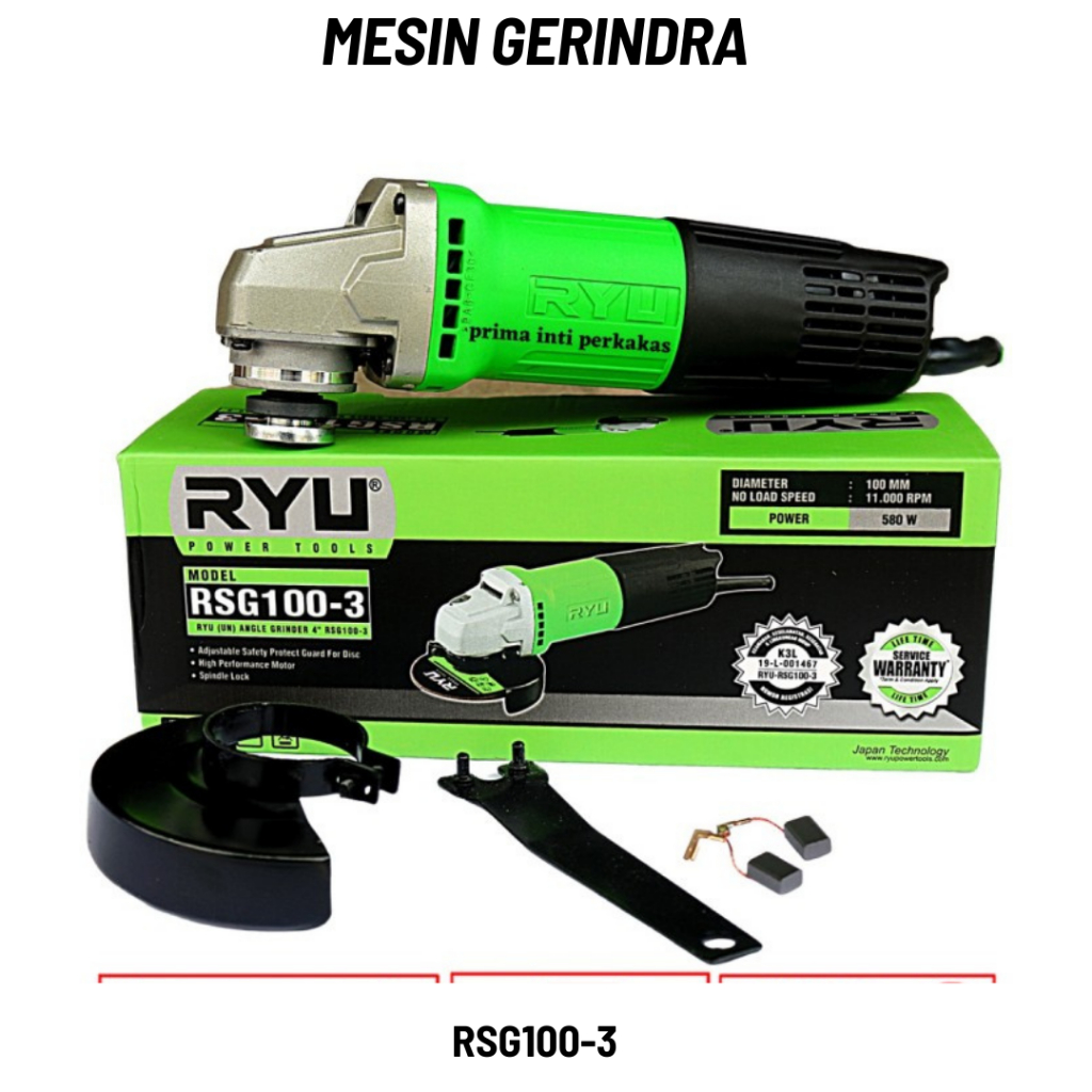 Ryu Mesin Gerindra RSG100-3