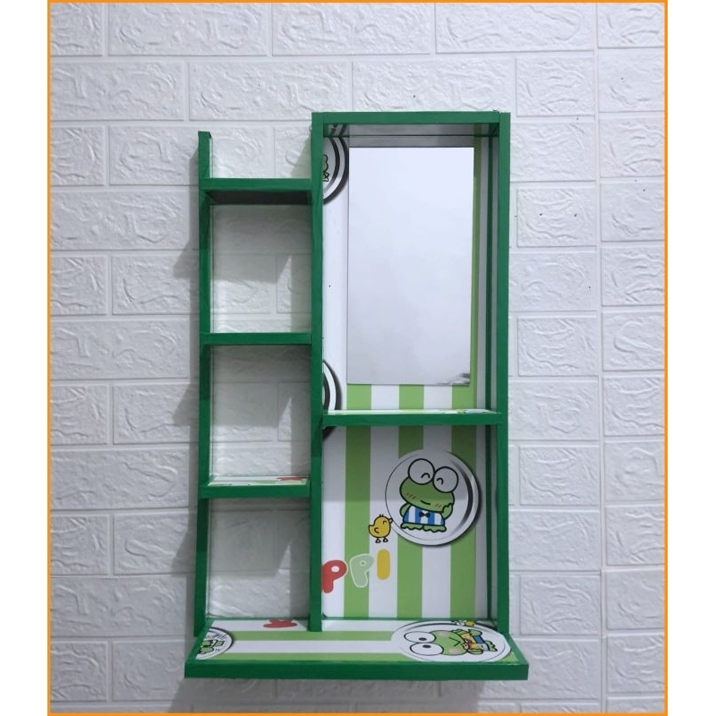 Rak Kaca Cermin Dinding Rak Cermin Gantung