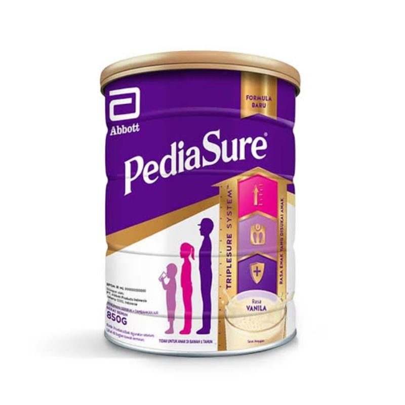 

Abbott Pediasure Triple System Nasional Rasa Vanila Madu 850g/400g/200g