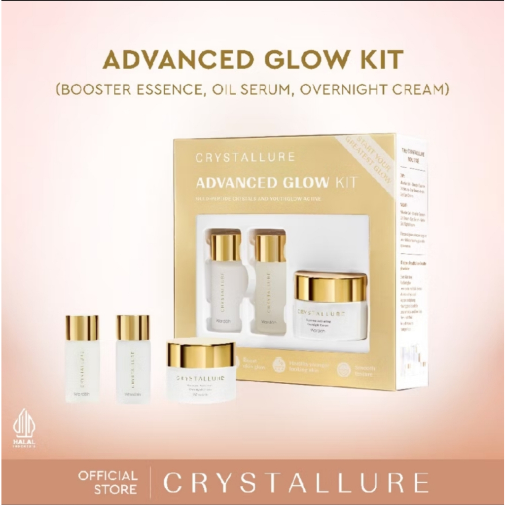 Crystallure Advanced Glow Kit - Paket Anti Aging