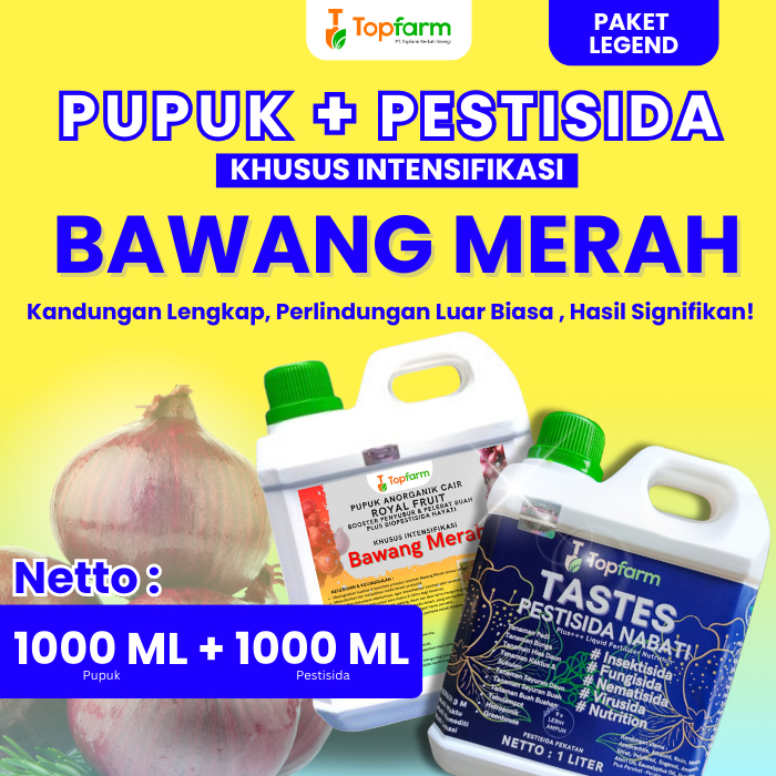 Pupuk Topfarm / Pupuk Khusus Bawang Merah / Pupuk Cair Khusus Bawang Merah / Pupuk Khusus Daun Bawan