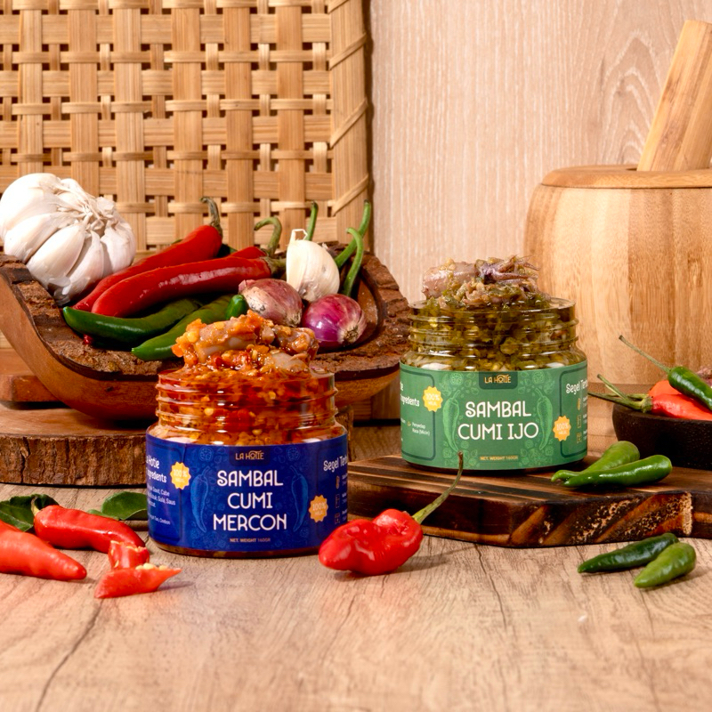 

sambal cumi mercon & sambal cumi ijo (bundling)