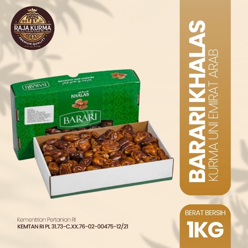 

Kurma Barari Khalas Pack 1kg UAE