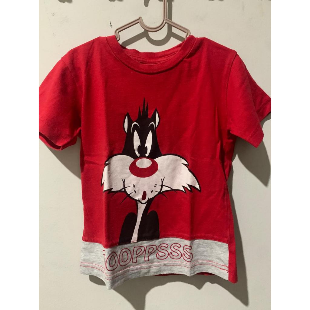 CLRS Baby Kaos Anak 2-4 tahun Merah Warner Bros Sylvester Original Murah