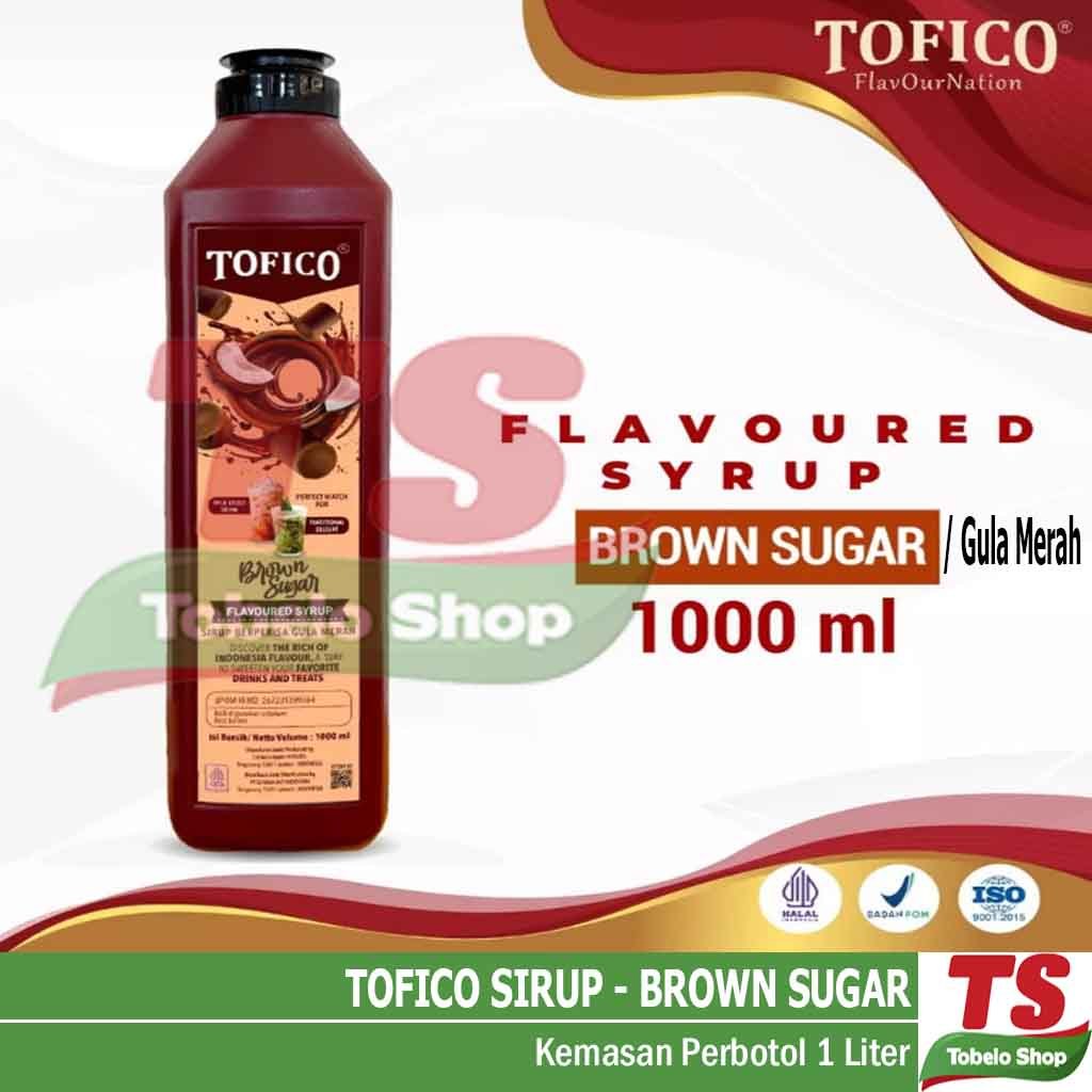 

TOFICO BROWN SUGAR SYRUP 1 LITER / SIRUP BROWN SUGAR / TOFICO SYRUP BROWN SUGAR