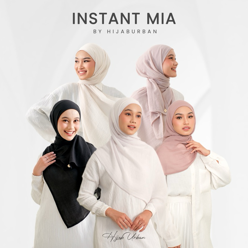 Instant Mia (Pasmina Instant Cotton Crinkle-HijabUrban)