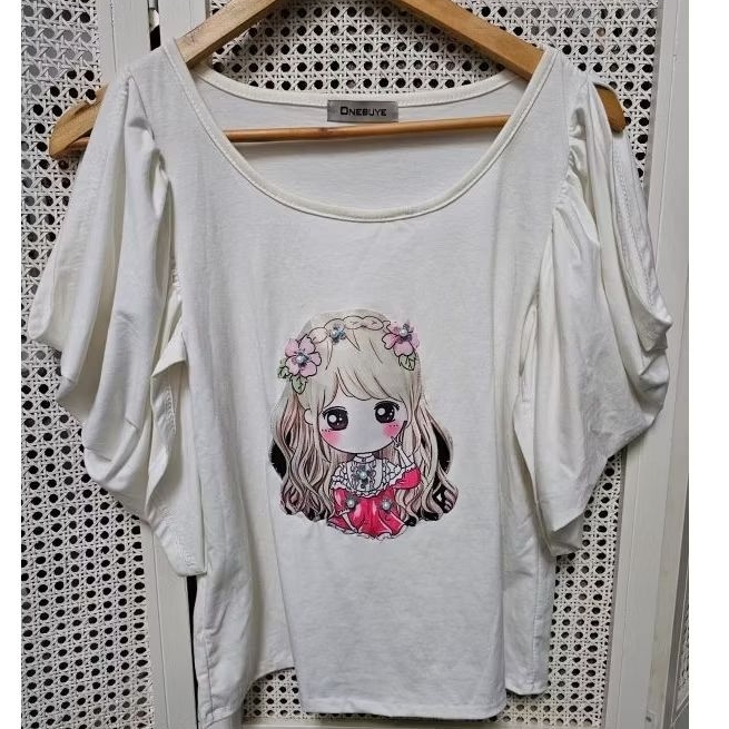 blus atasan putih premium