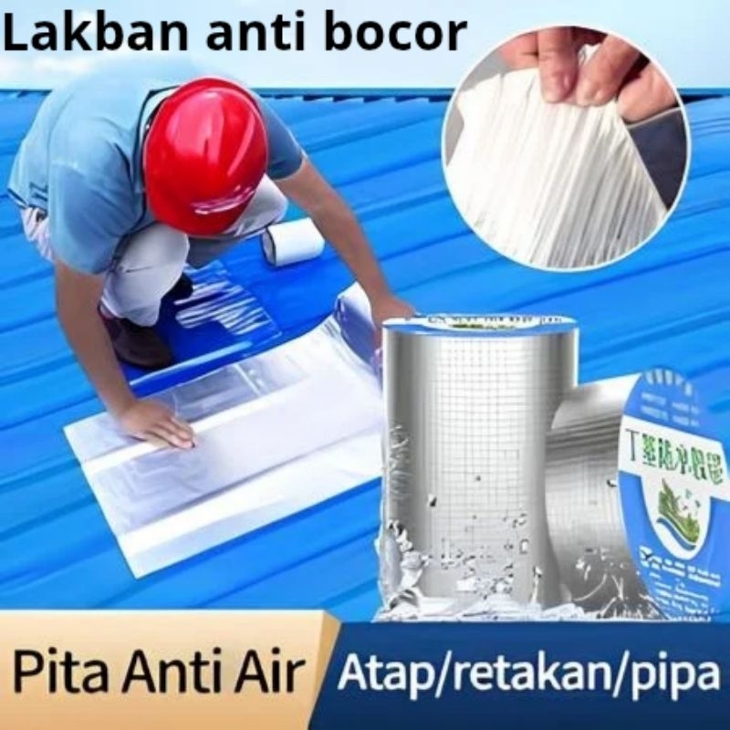 LAKBAN ANTI BOCOR 3M LEM ANTI AIR ALUMUNIUM FOIL BUTYL SUPER WATERPROOF TAPE