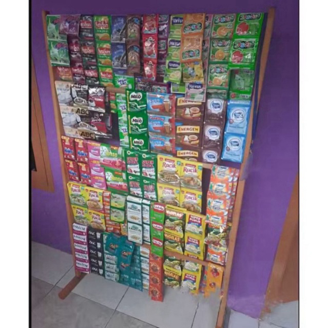 stand hangar/gantungan jajanan/tempat jajanan/rak serbaguna