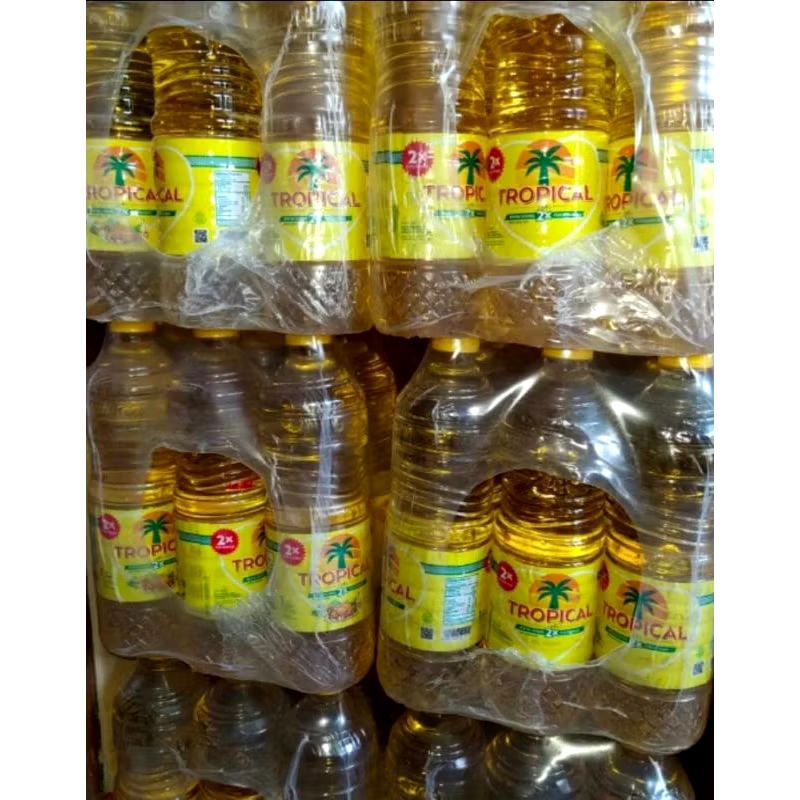

minyak goreng 2liter tropical botol 1slop isi6