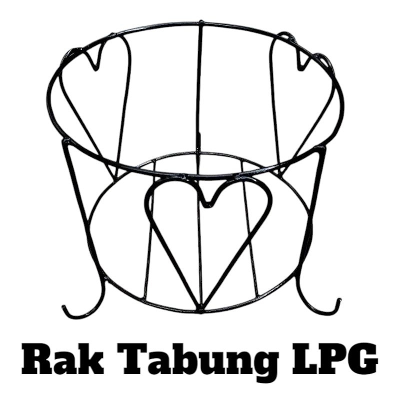 Tatakan LPG Tempat Elpiji 3 Kg Rak Tabung Gas 3kg Tatakan Gas Melon Regulator