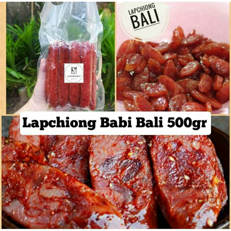 

Lapchiong Babi Bali/Sosis Babi Manis