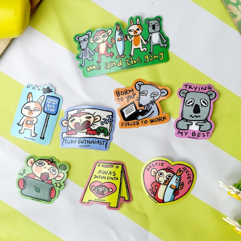 

[sirkusirsak] daily sirkus stickers