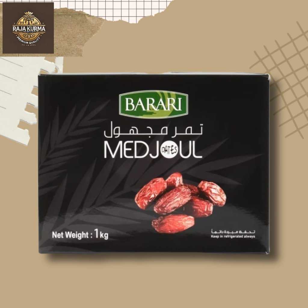 

AL-RWAD Kurma Medjool Palestina 1Kg Premium Dates High Quality Tekstur