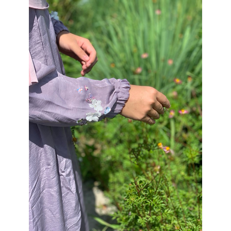 Abaya Luna | Simpel dress | Abaya elegan | Gamis Payet | Abaya Payet