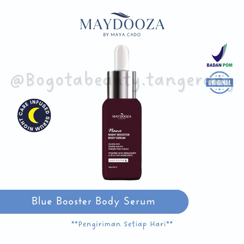 Maydooza Serum Merah - Night Booster Body Serum Infused Body Serum High Dose Exfoliating Serum Mence
