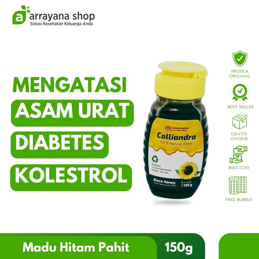 

MADU HITAM PAHIT PLUS PROPOLIS ROYAL JELLY PLUS SAMBILOTO DAN RUQYAH SHUGRA-DIABETES, KOLESTROL