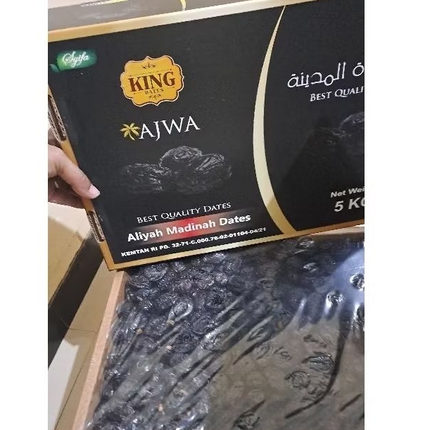 

kurma ajwa kurma nabi isi 5kg kualitas istimewa