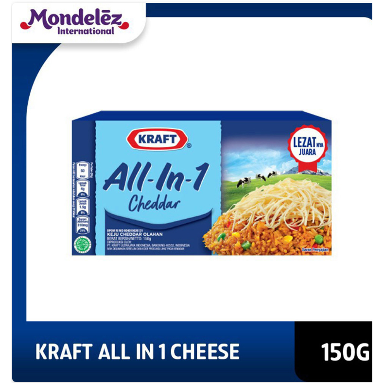 

Kraft Keju All In 1 Box 150 Gram