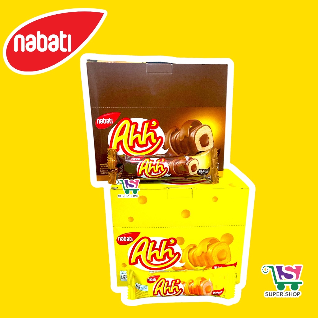 

Richeese Nabati Ahh Keju / Cokelat (isi 20 pcs)