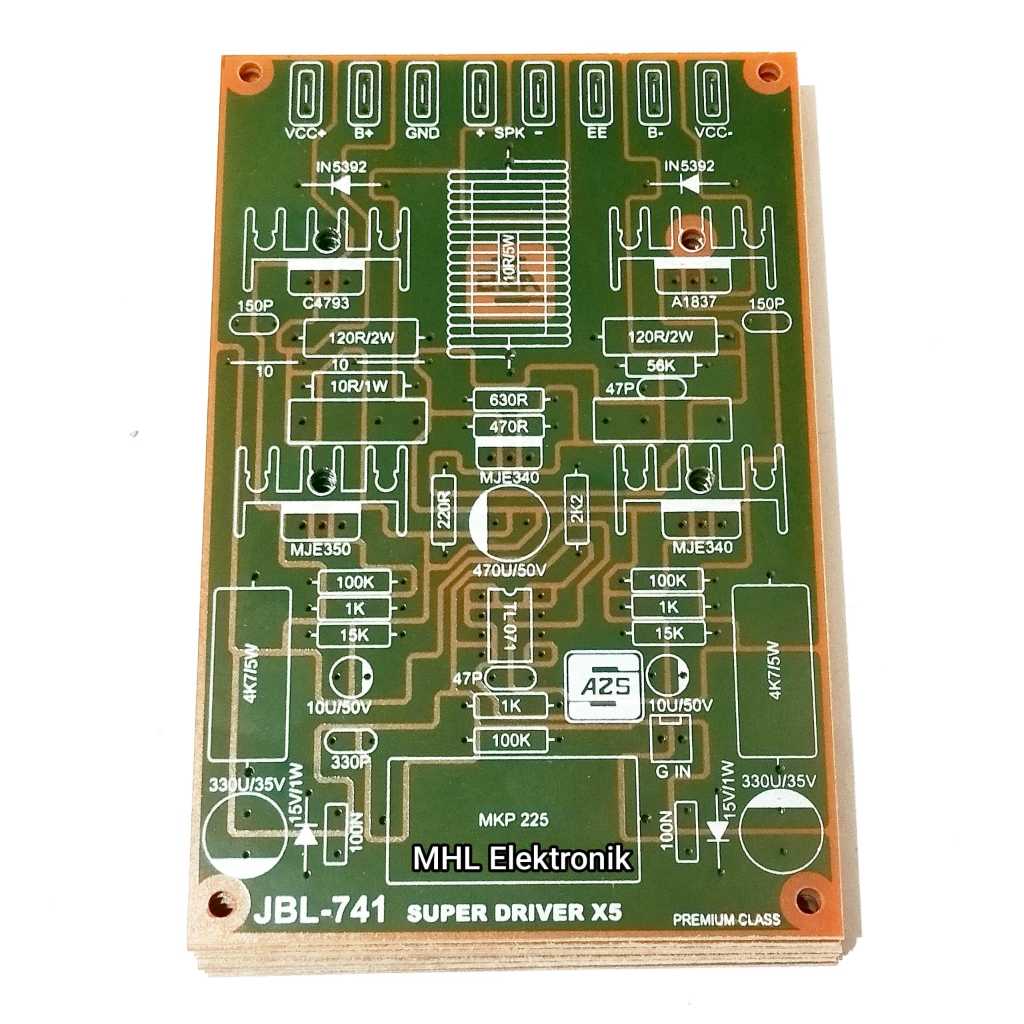 PCB Super Driver JBL 741 X5 Professional Power From Crest Audio USA  PCB JBL Driver Power Premium Cl