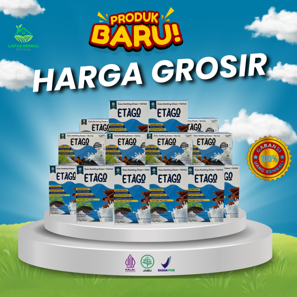 ETAGO GROSIR Susu Kambing Etawa Bubuk Gula Aren Membantu Mengurangi Keluhan Tulang & Sendi