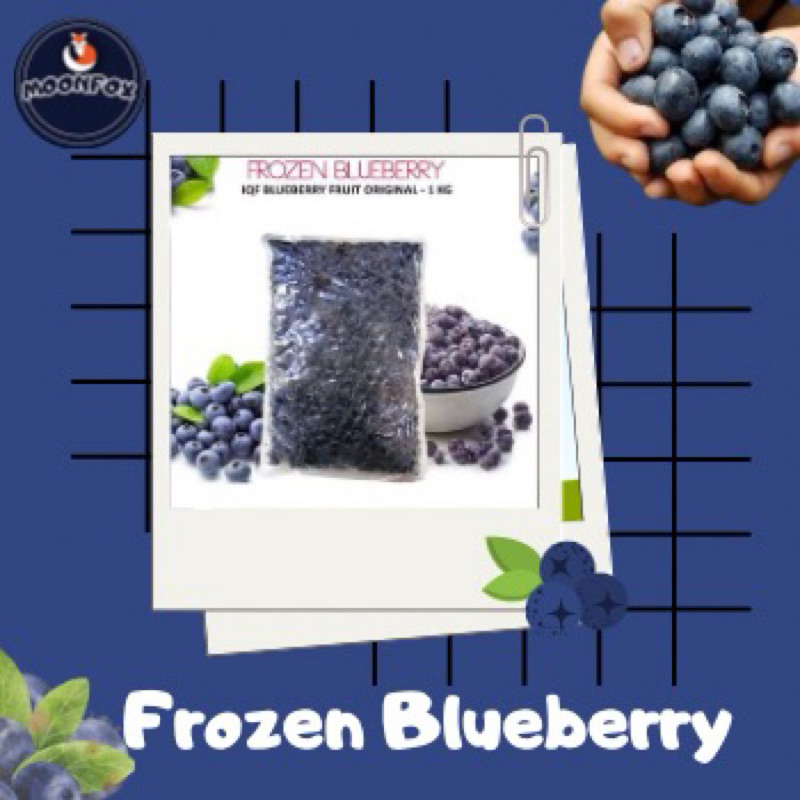 

Frozen Bluberry 1Kg/ Blueberry Beku 1Kg Murah Kualitas Buah Terbaik