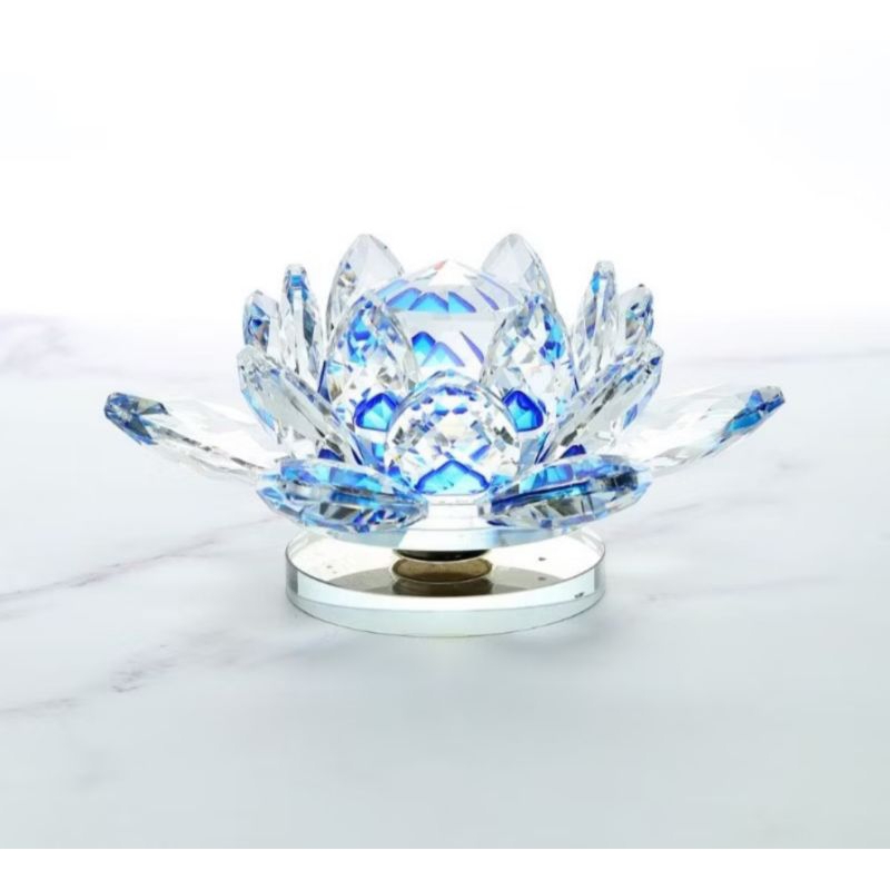 Pajangan lotus kristal (LH70-z) capodimonte